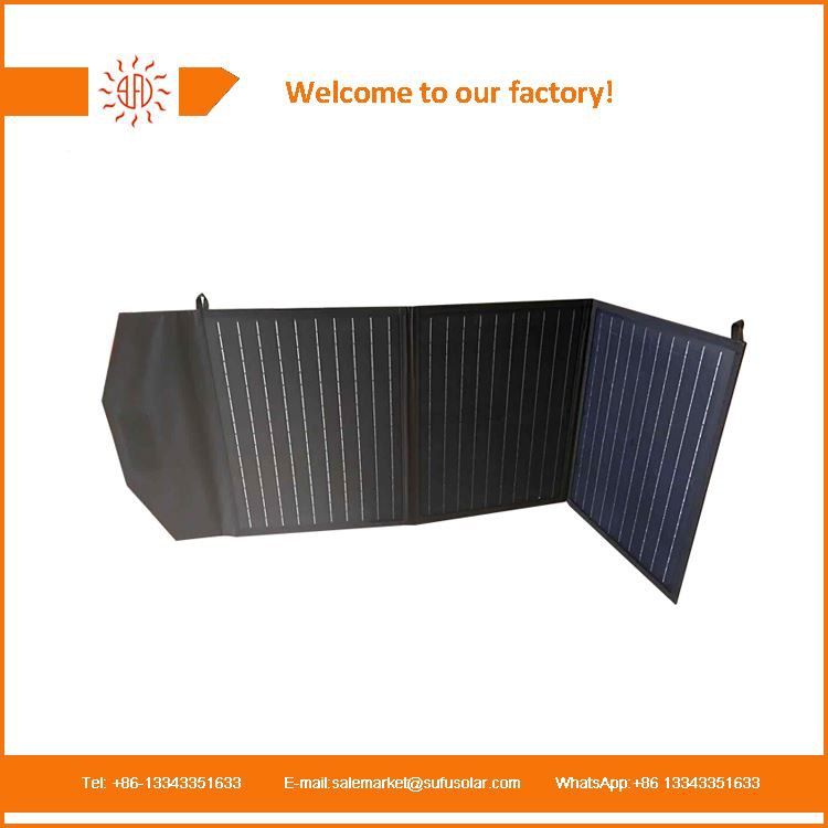 60W sammenleggbart solcellepanel