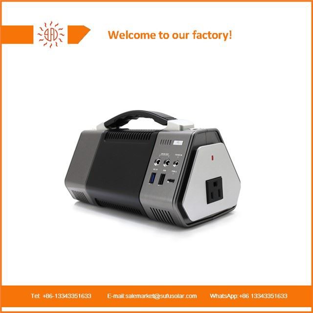 Bærbar strømforsyning for camping