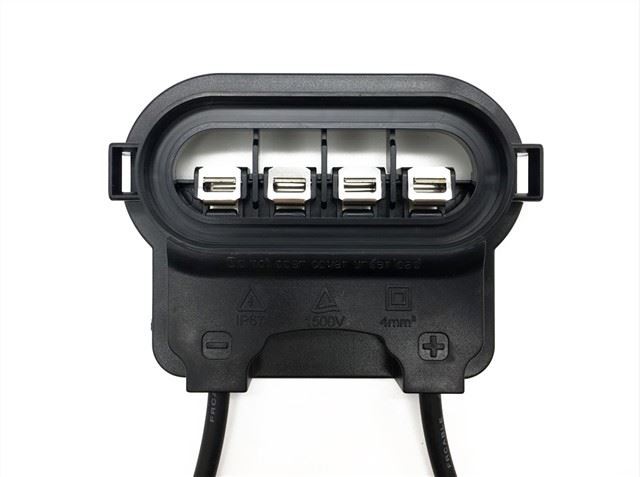 Solar Junction Box 4 Terminal