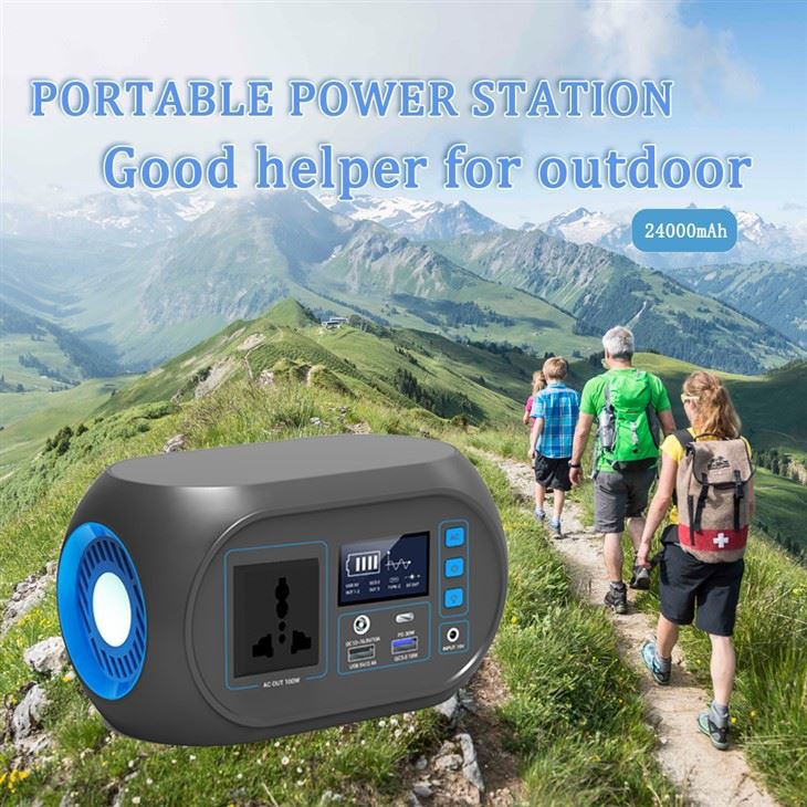 100W bærbar kraftstasjon