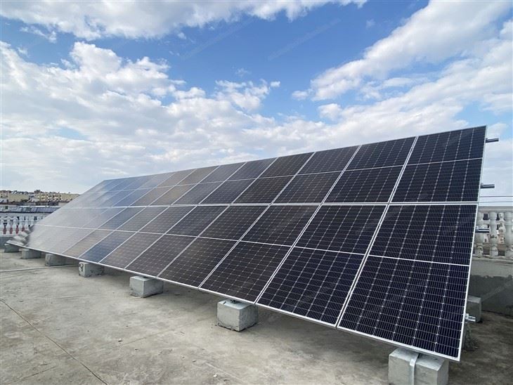90kw på rutenett solsystem