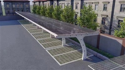 Solar fotovoltaisk carport ladehaug design og installasjon forholdsregler