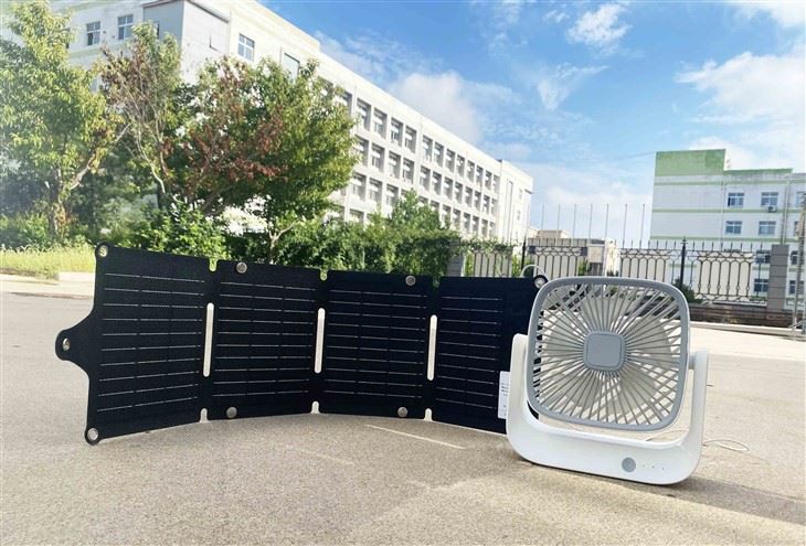 Mini bærbar solcellepanel 20w