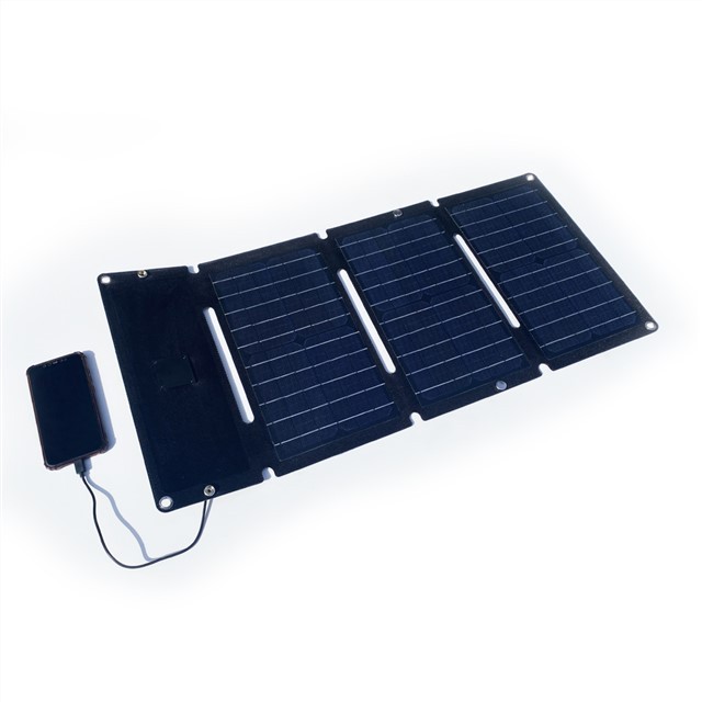 30W mini folding solcellepanel